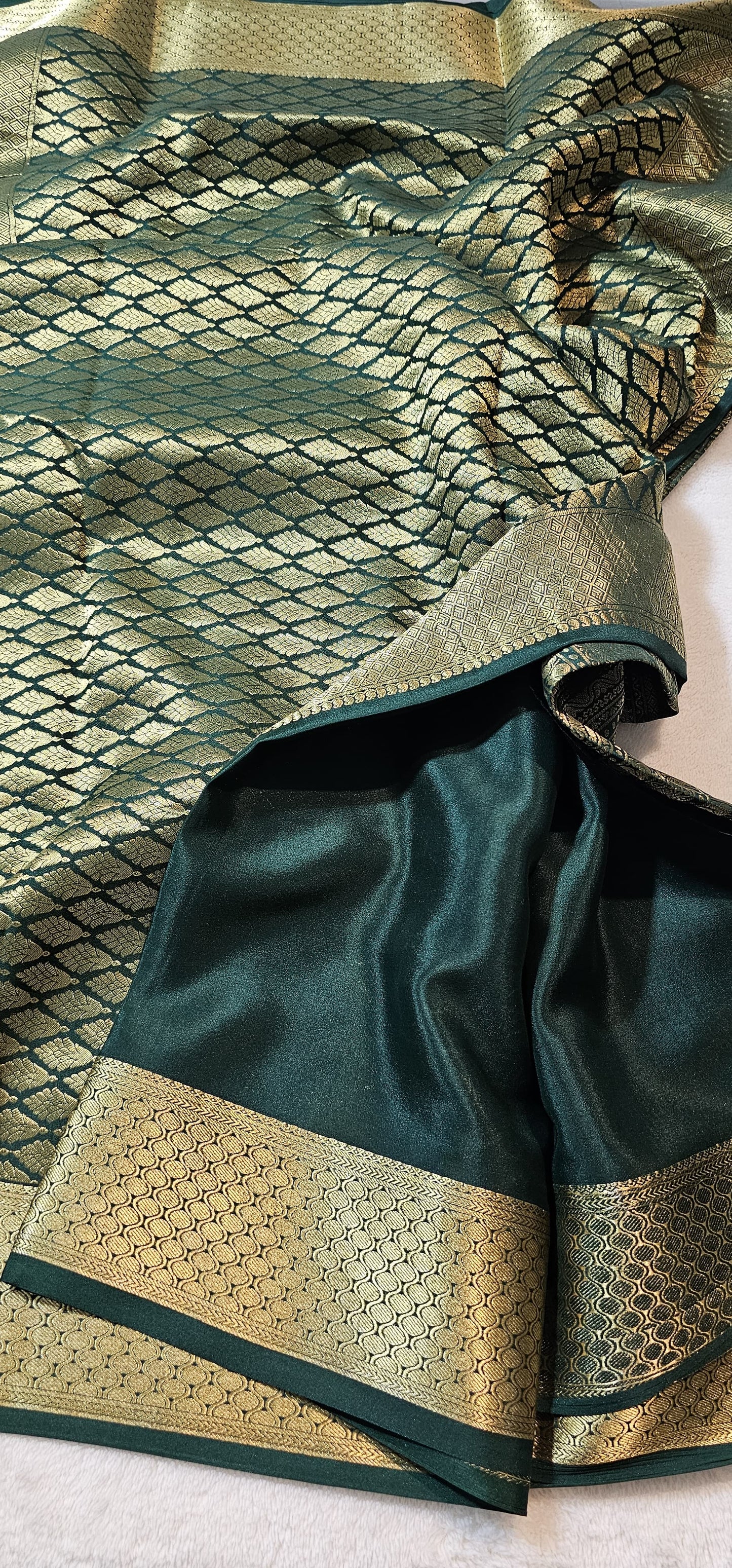 Mysore Crepe Silk Sarees - Brocade