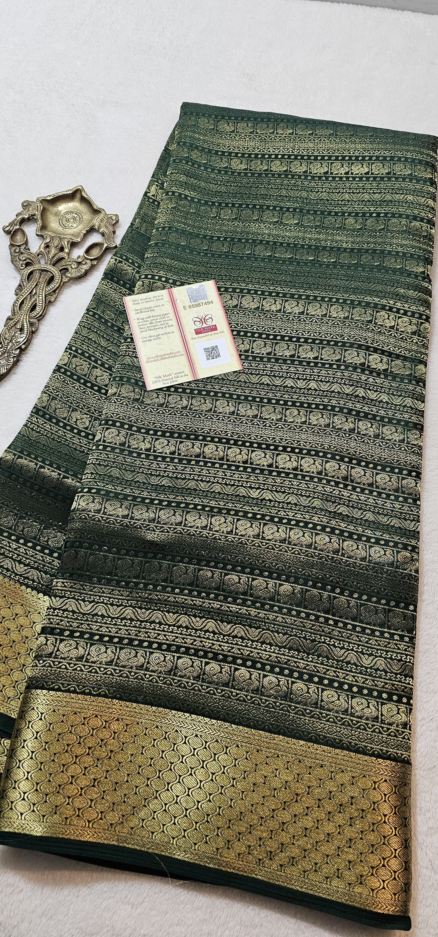 Mysore Crepe Silk Sarees - Brocade