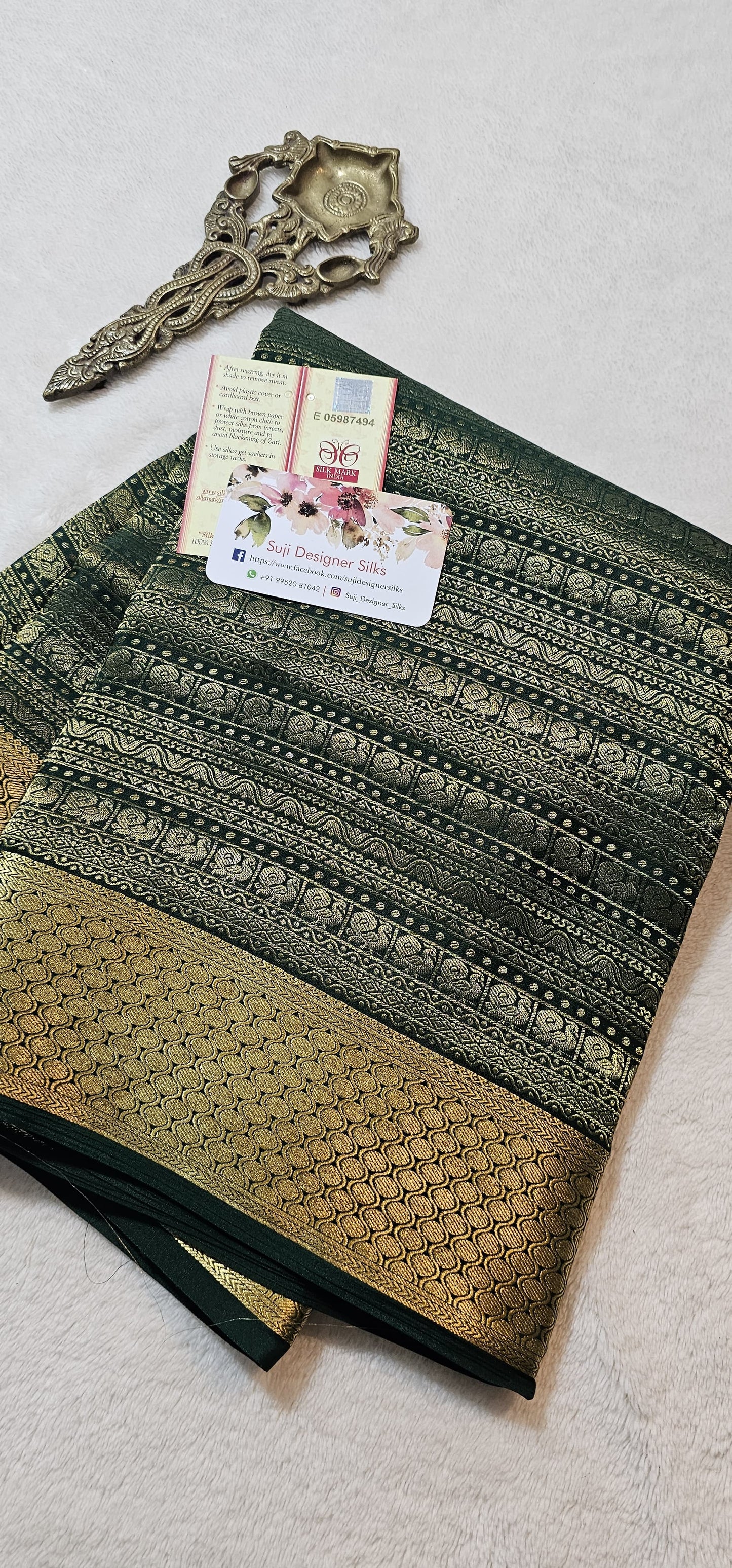 Mysore Crepe Silk Sarees - Brocade