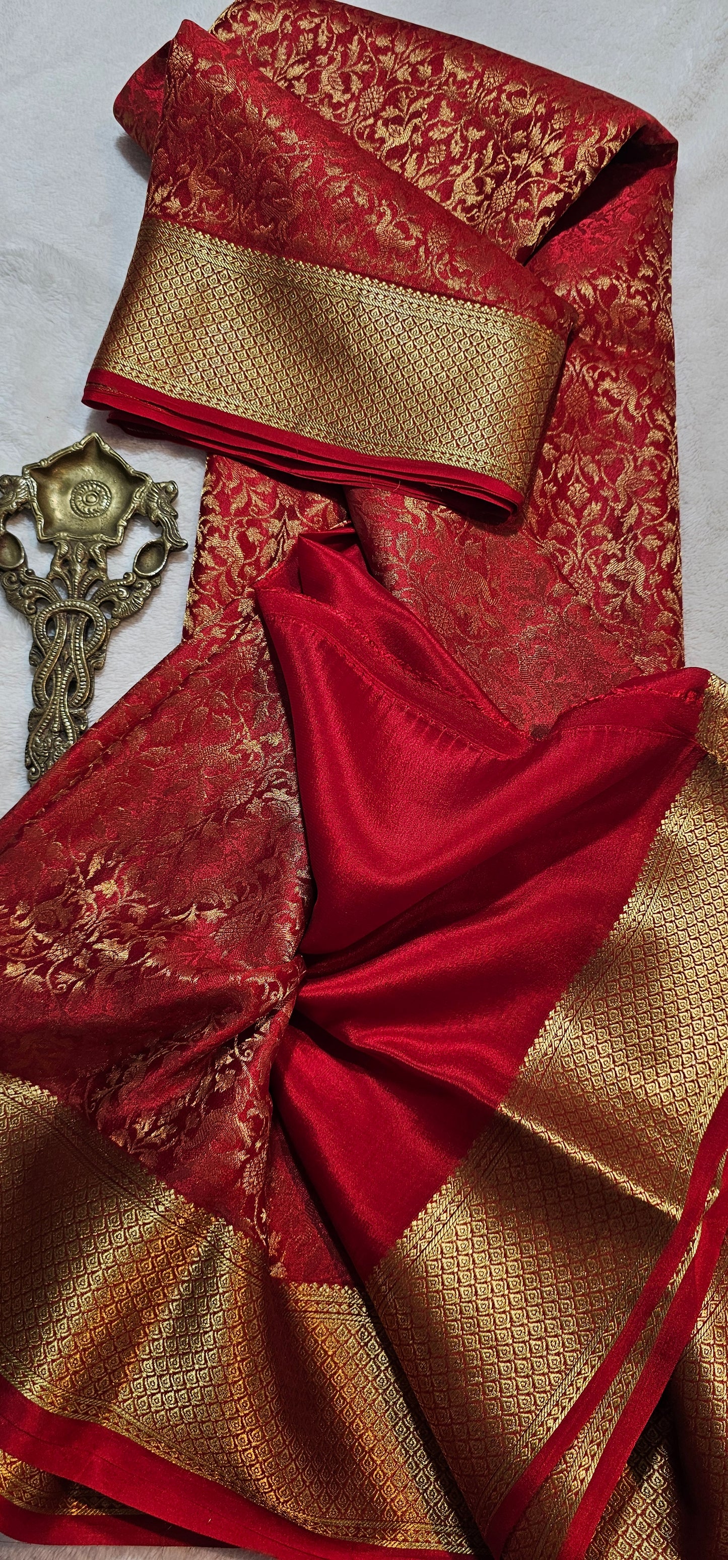 Mysore Crepe Silk Sarees - Brocade