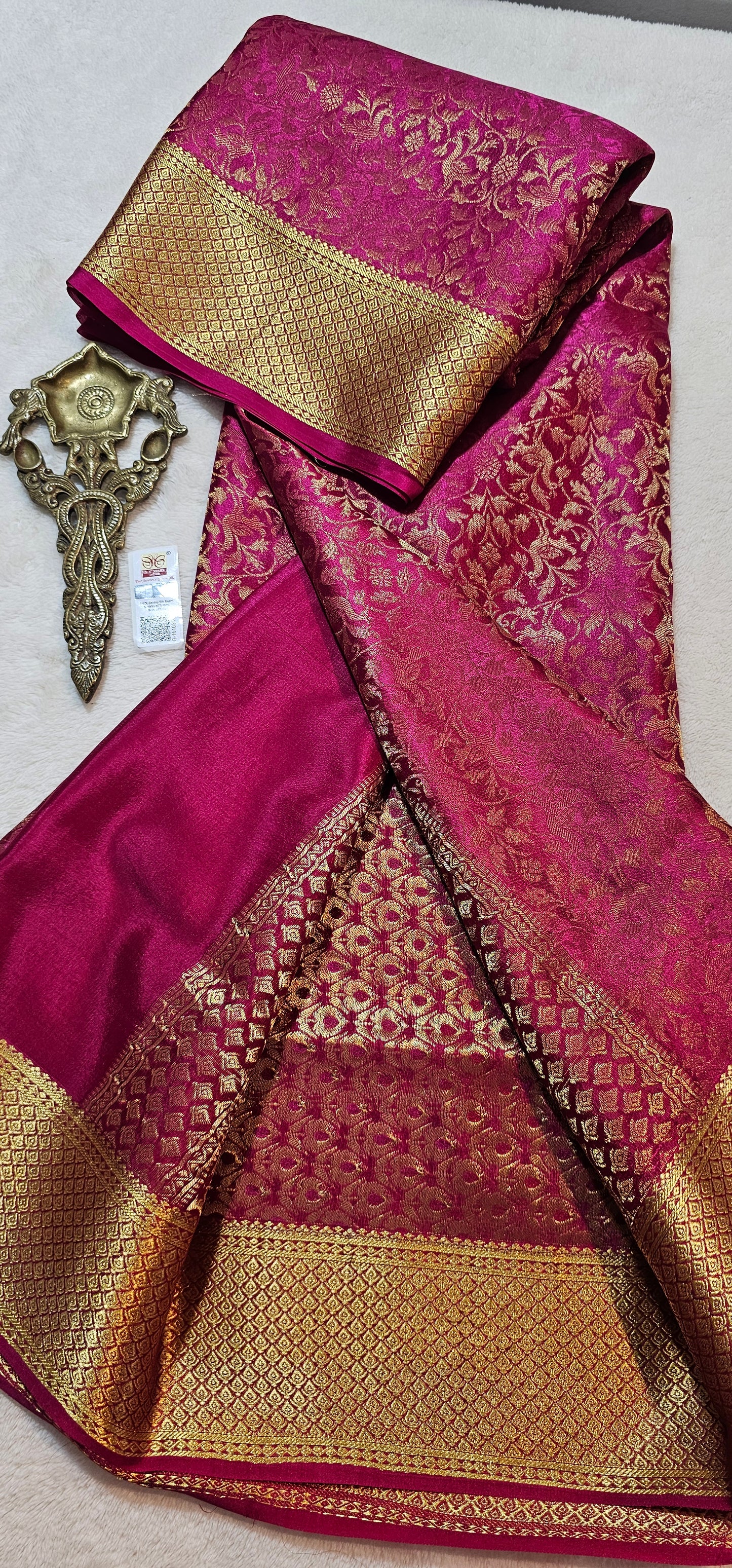 Mysore Crepe Silk Sarees - Brocade