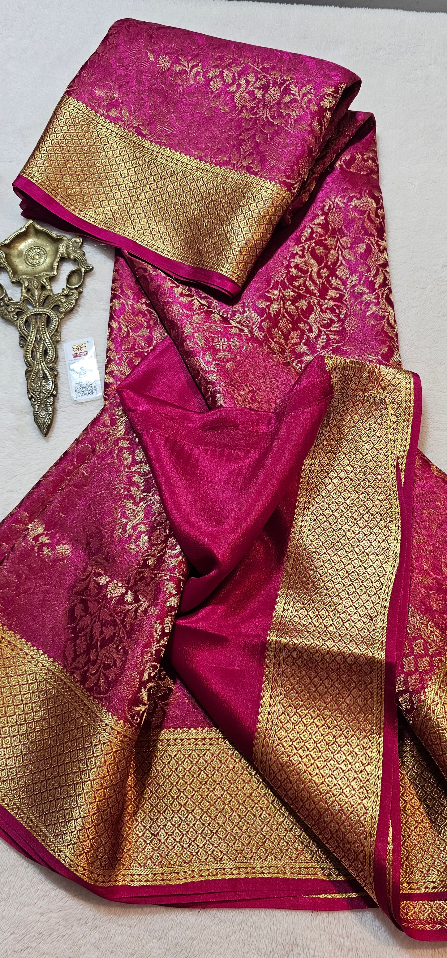 Mysore Crepe Silk Sarees - Brocade