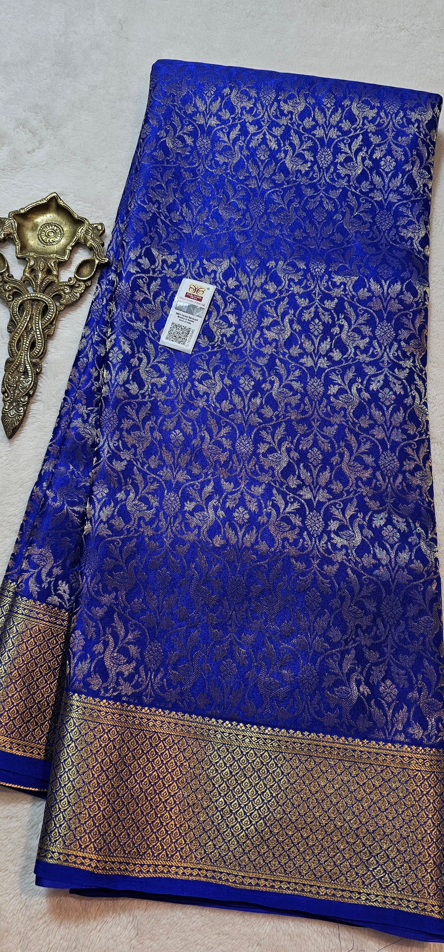 Mysore Crepe Silk Sarees - Brocade