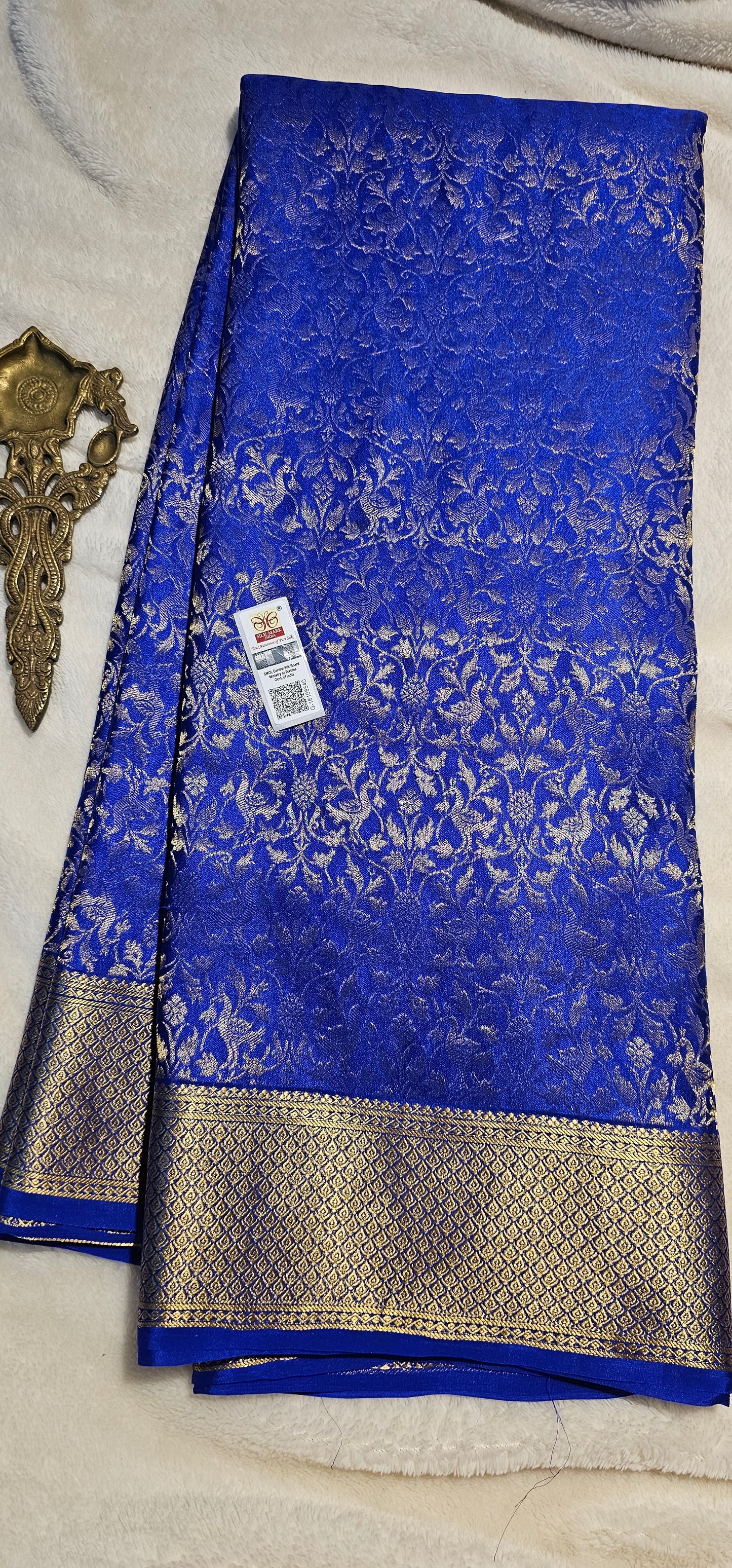 Mysore Crepe Silk Sarees - Brocade
