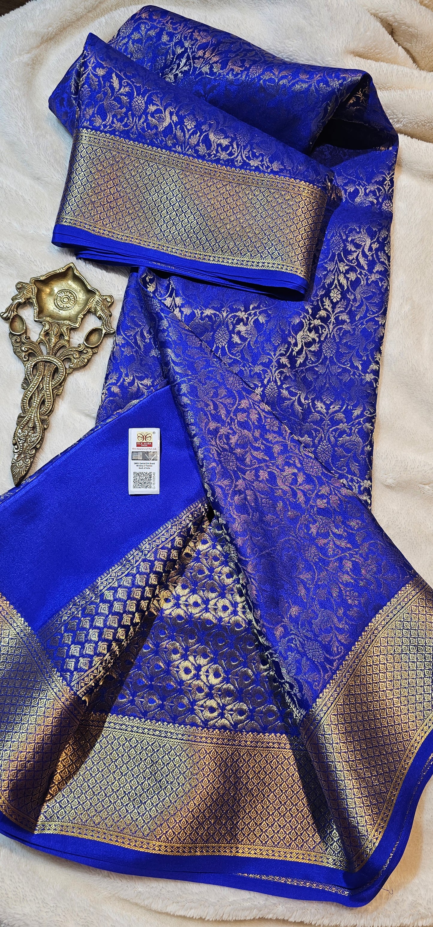 Mysore Crepe Silk Sarees - Brocade