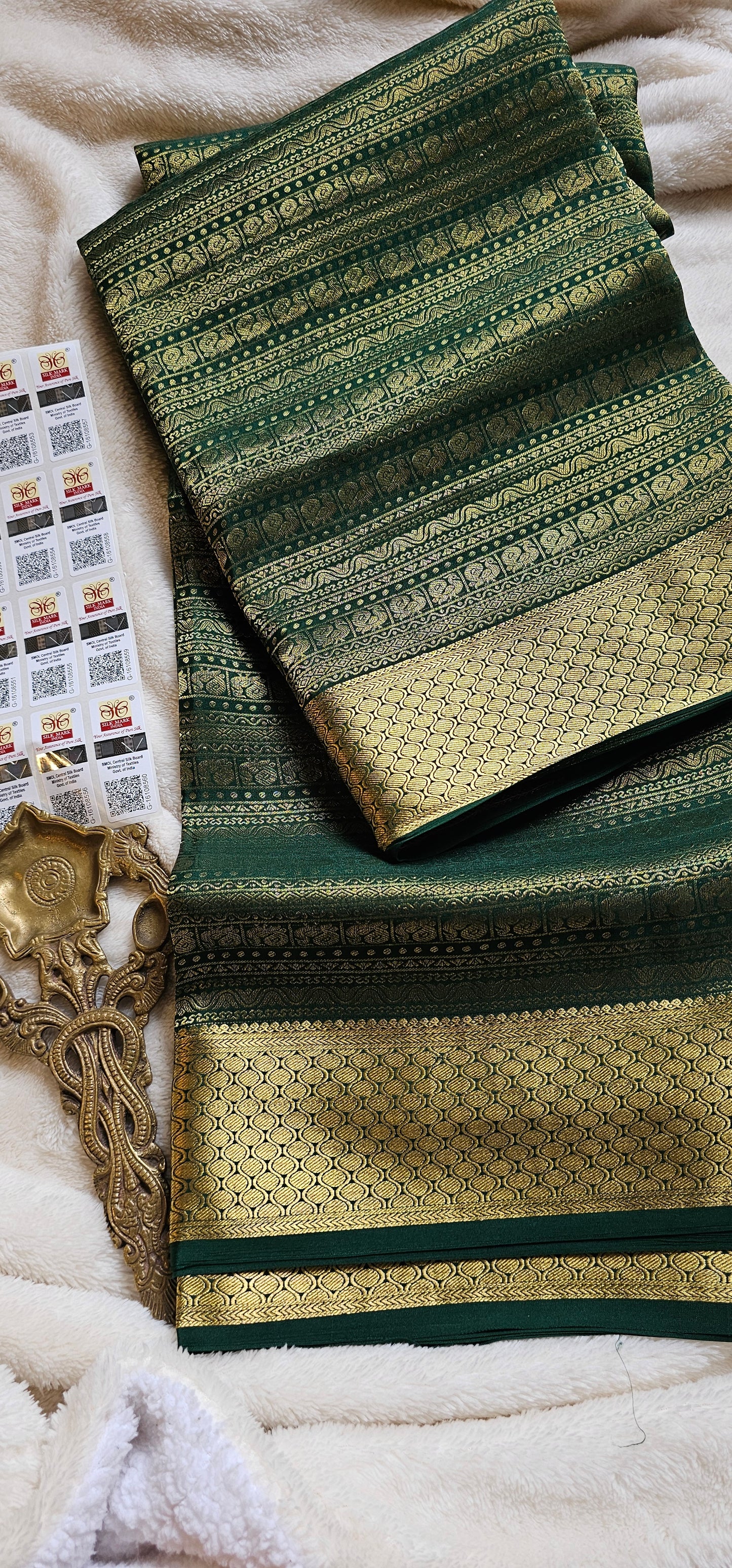 Mysore Crepe Silk Sarees - Brocade