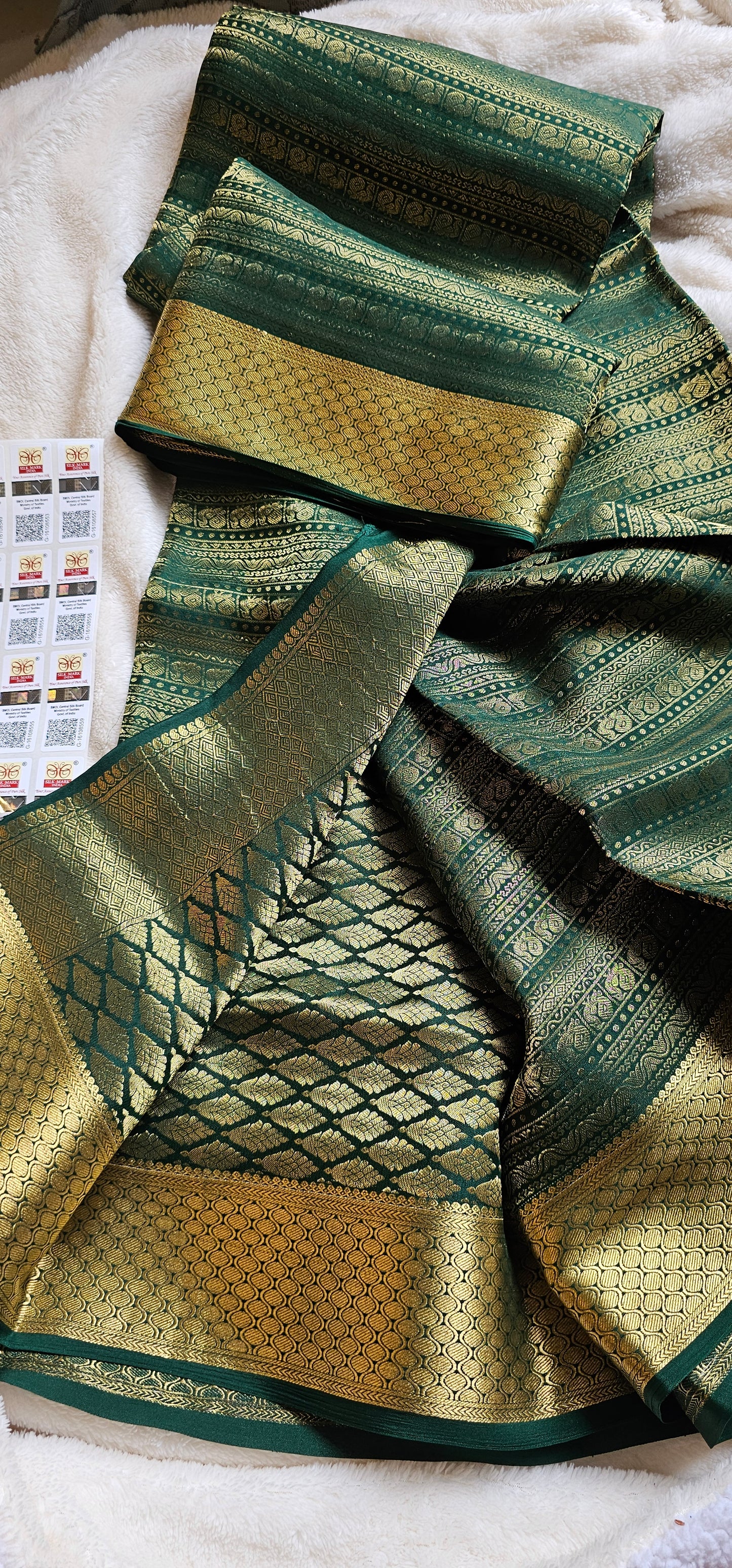 Mysore Crepe Silk Sarees - Brocade