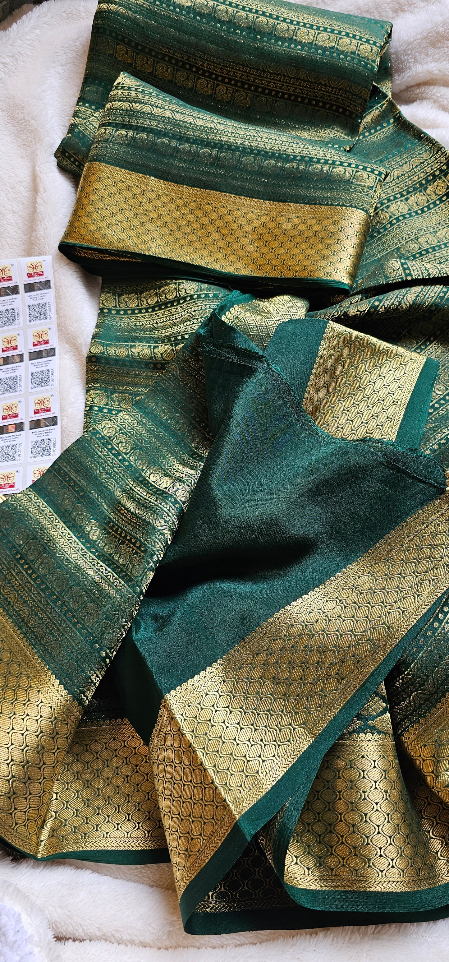Mysore Crepe Silk Sarees - Brocade