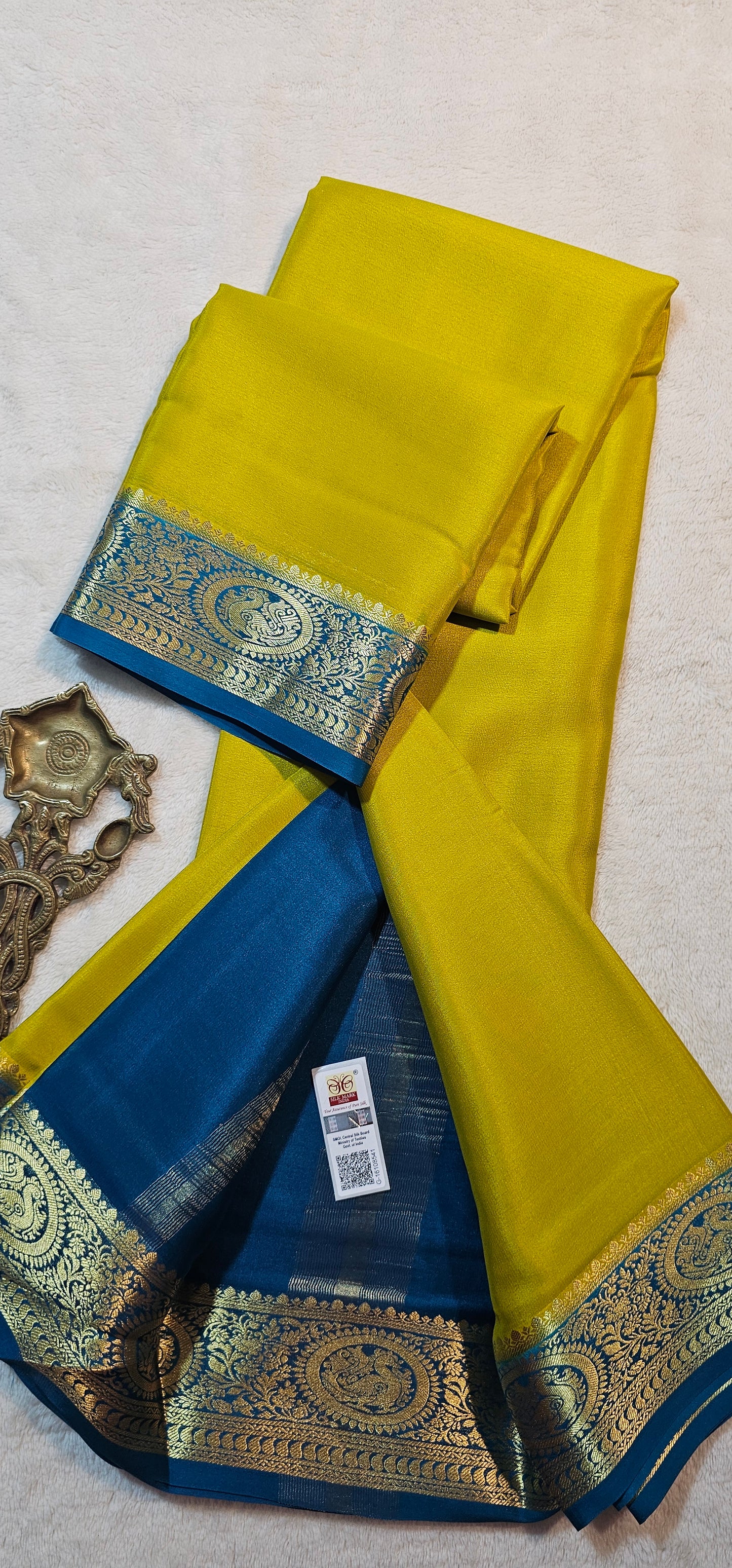 Mysore Crepe Silk Sarees - Trendy Borders
