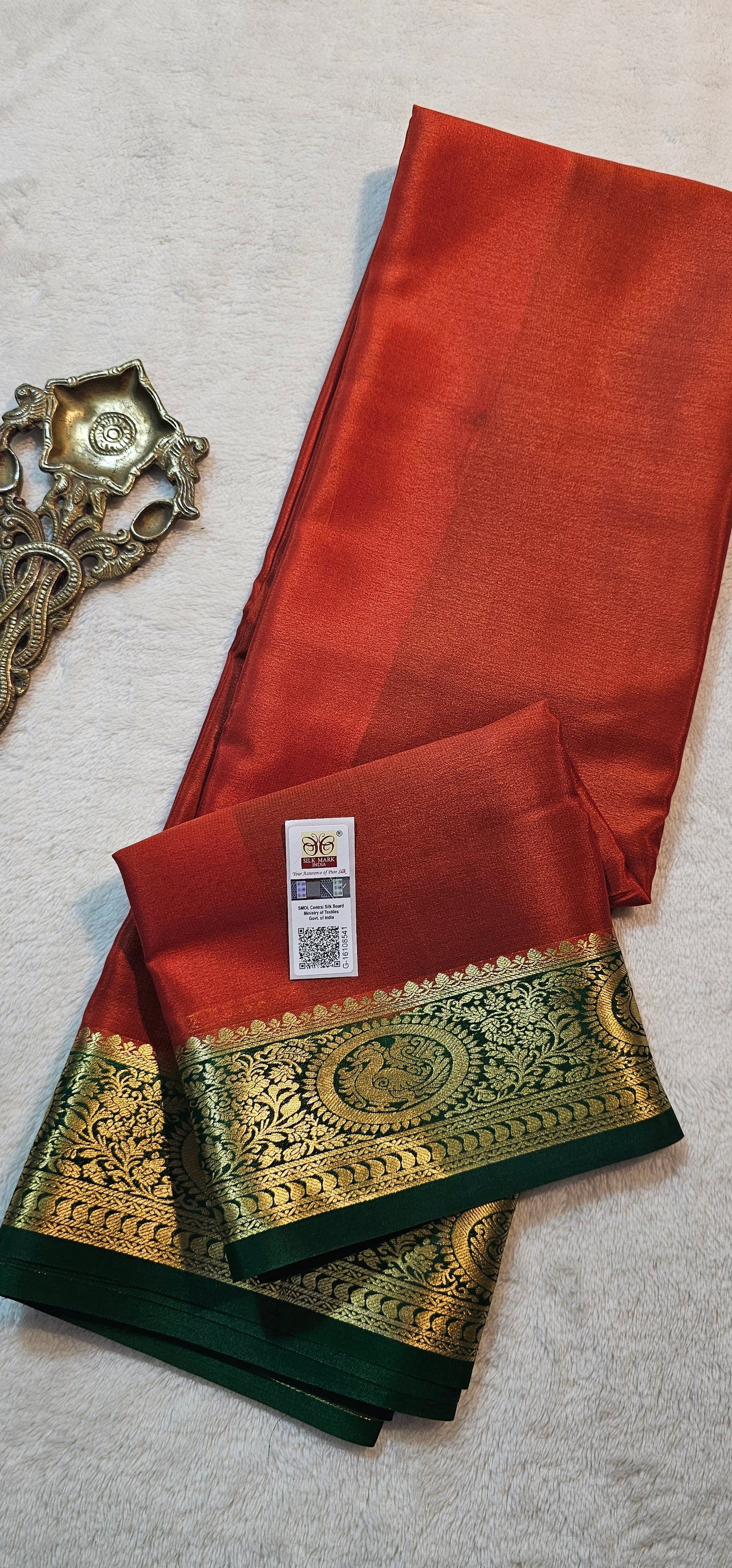 Mysore Crepe Silk Sarees - Trendy Borders