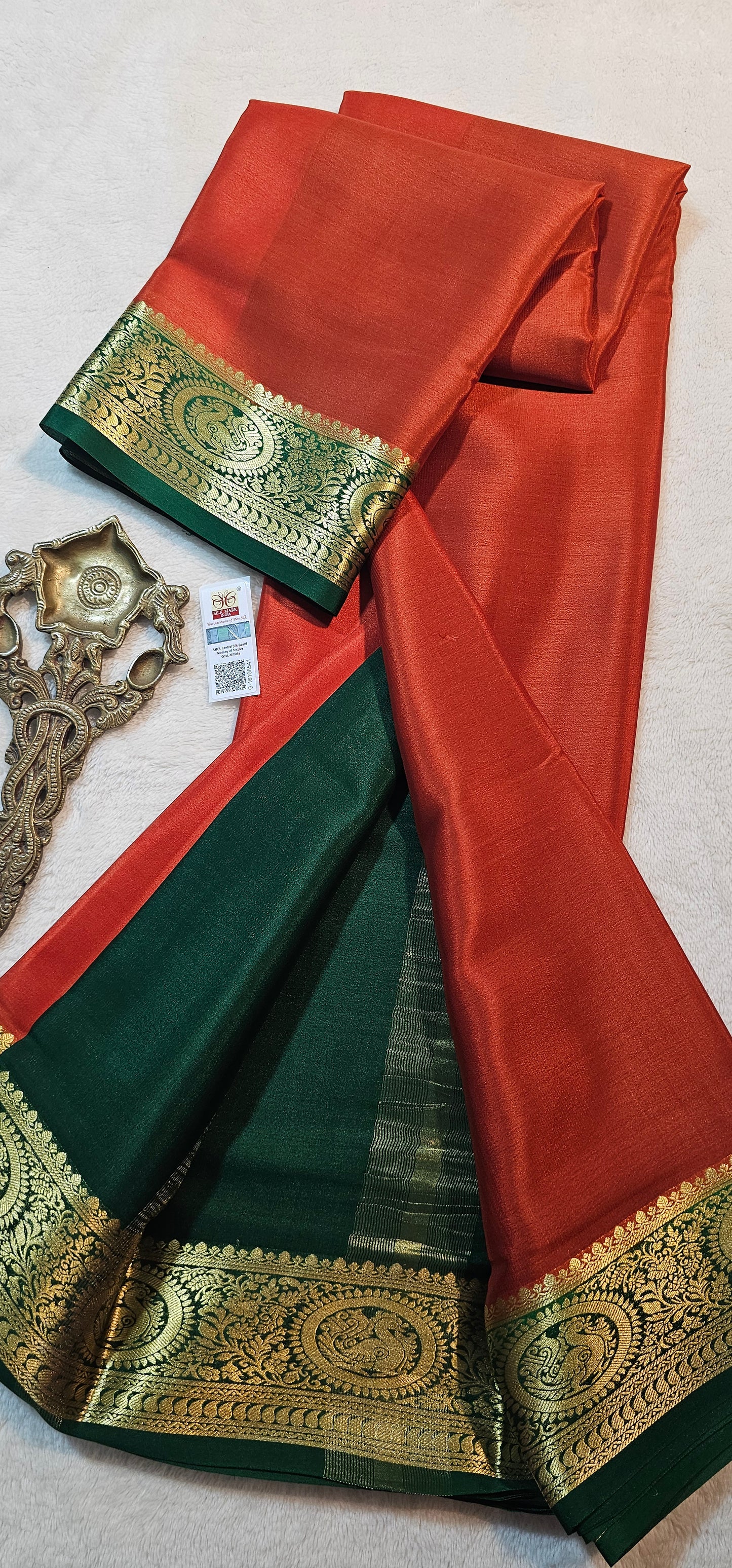 Mysore Crepe Silk Sarees - Trendy Borders