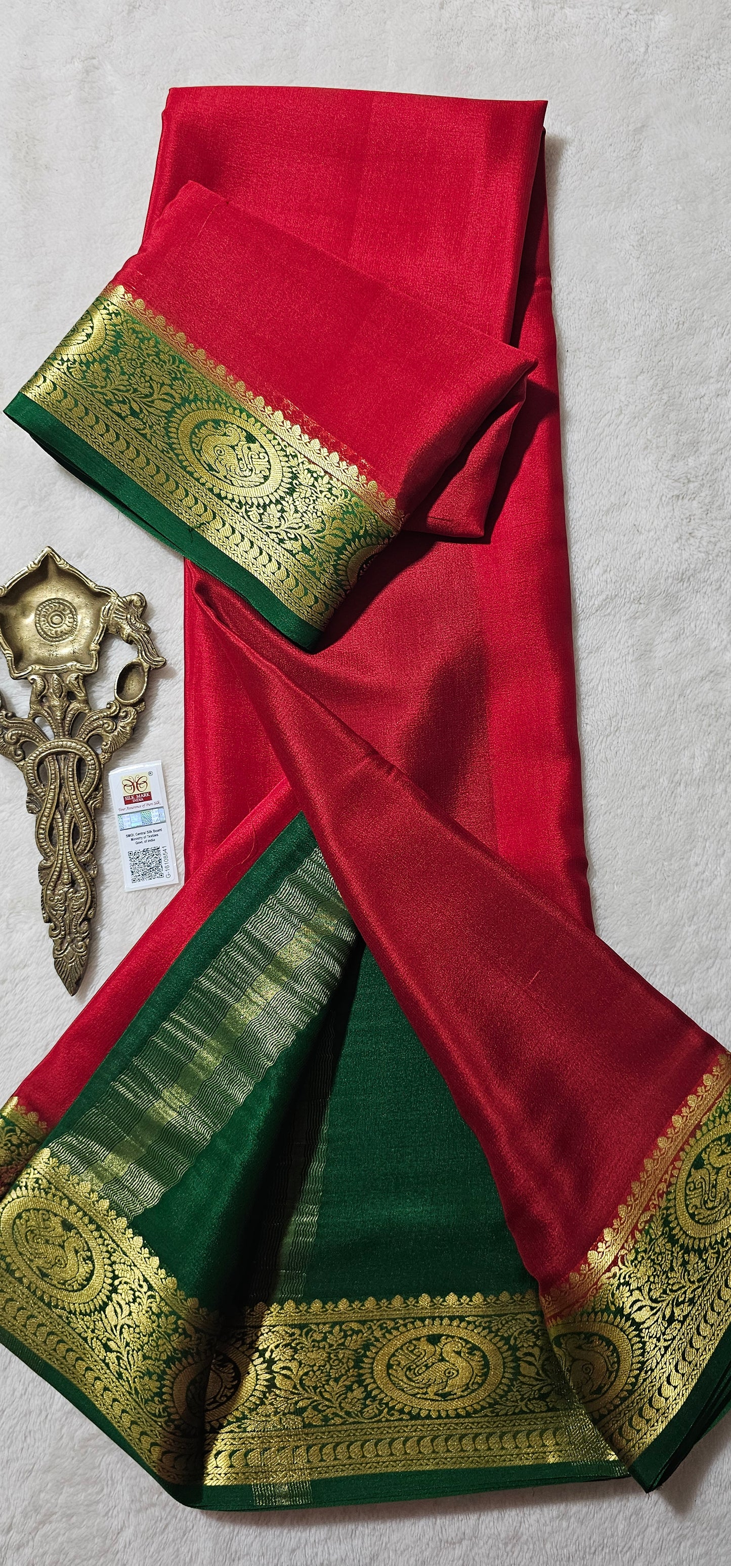 Mysore Crepe Silk Sarees - Trendy Borders