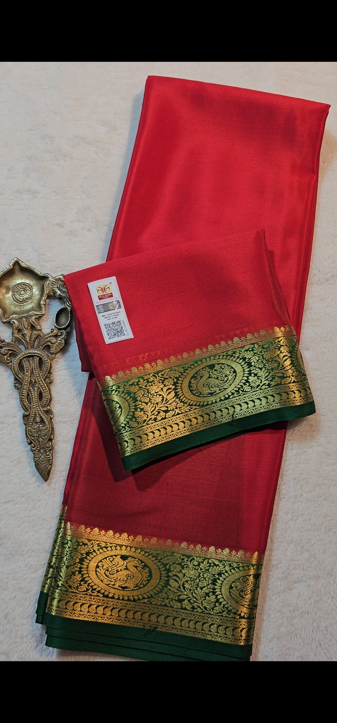 Mysore Crepe Silk Sarees - Trendy Borders