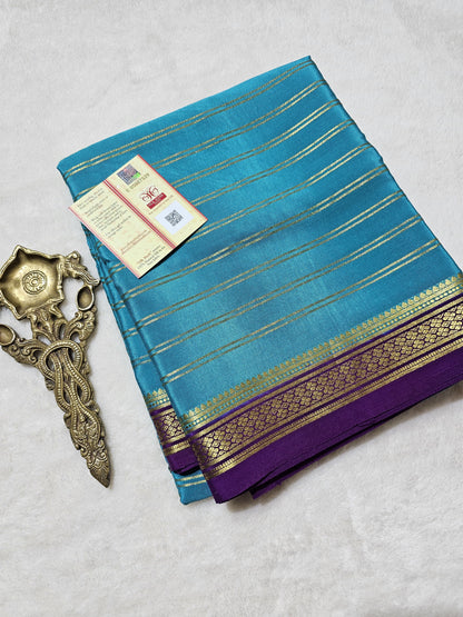 Mysore Crepe Silk Sarees - Trendy Borders