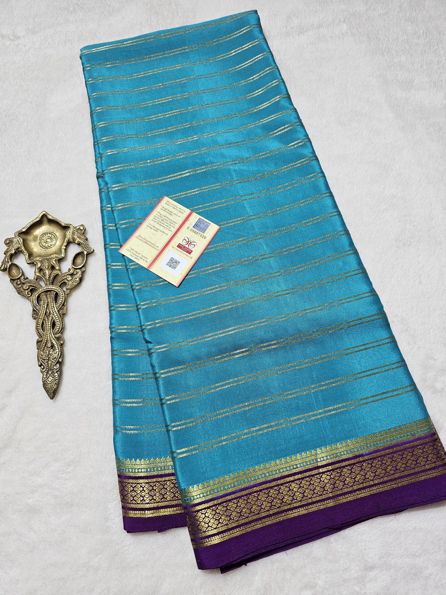 Mysore Crepe Silk Sarees - Trendy Borders