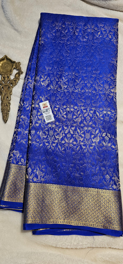 Mysore Crepe Silk Sarees - Brocade