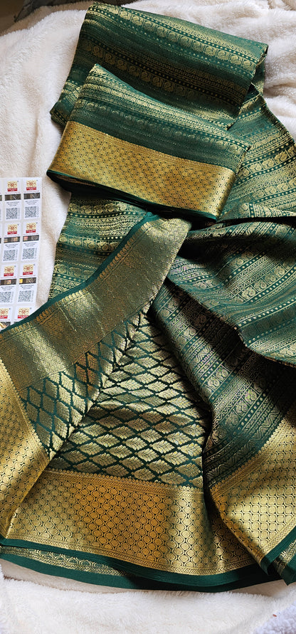 Mysore Crepe Silk Sarees - Brocade