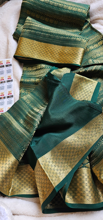 Mysore Crepe Silk Sarees - Brocade