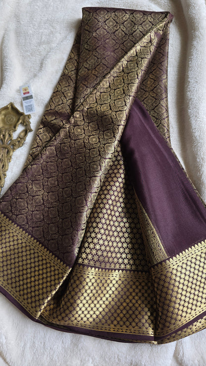 Mysore Crepe Silk Sarees - Brocade