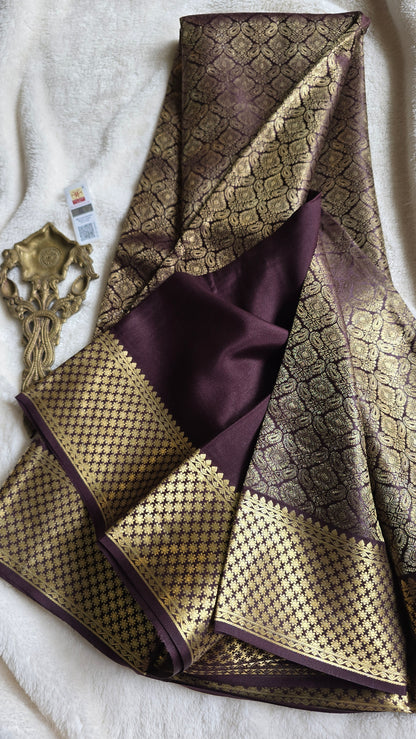 Mysore Crepe Silk Sarees - Brocade