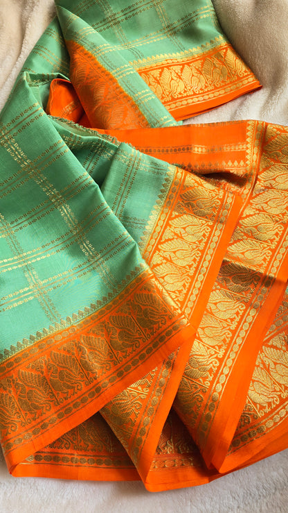 Mysore Crepe Silk Sarees - Checked