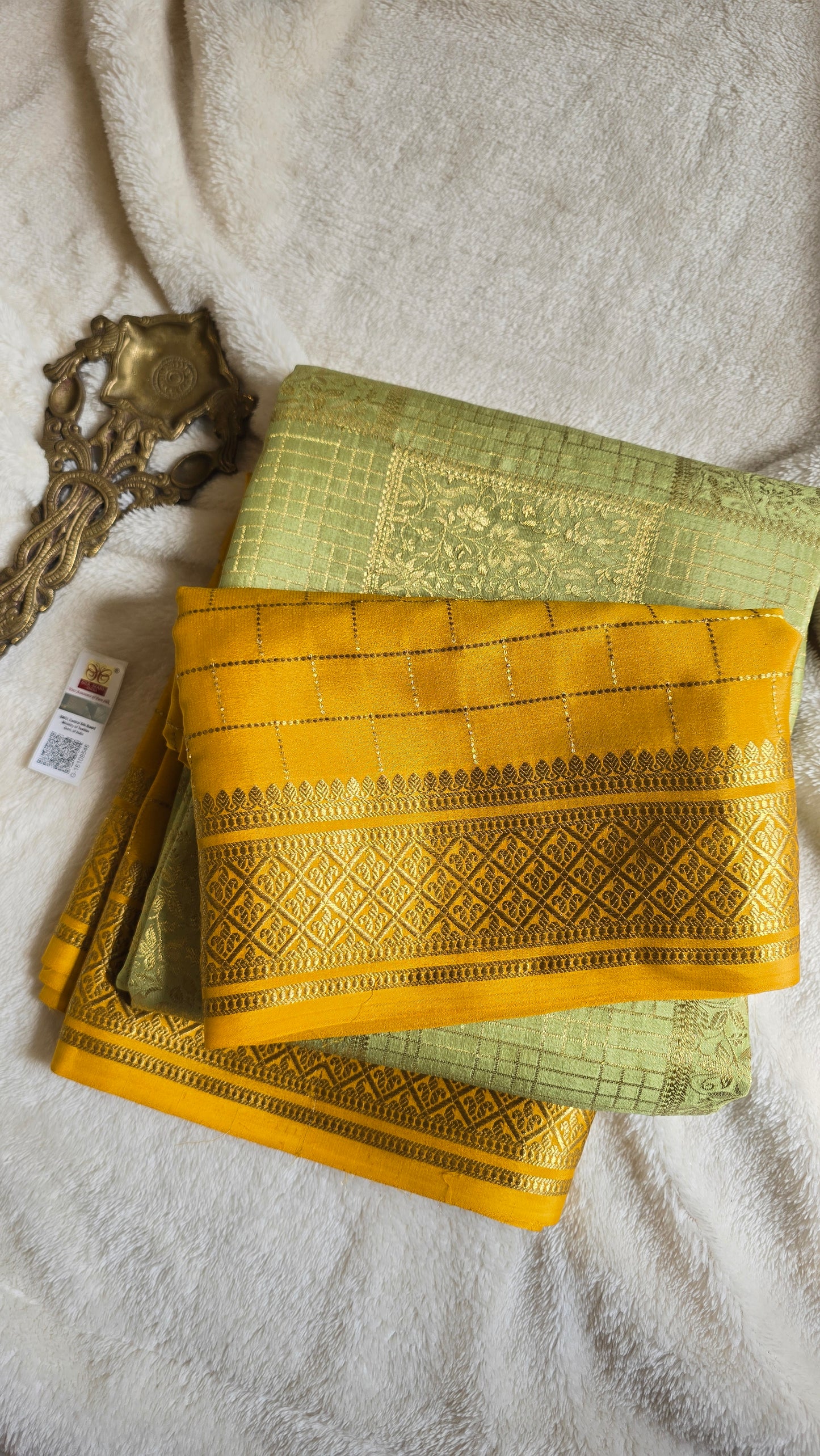 Mysore Crepe Silk Sarees - Brocade