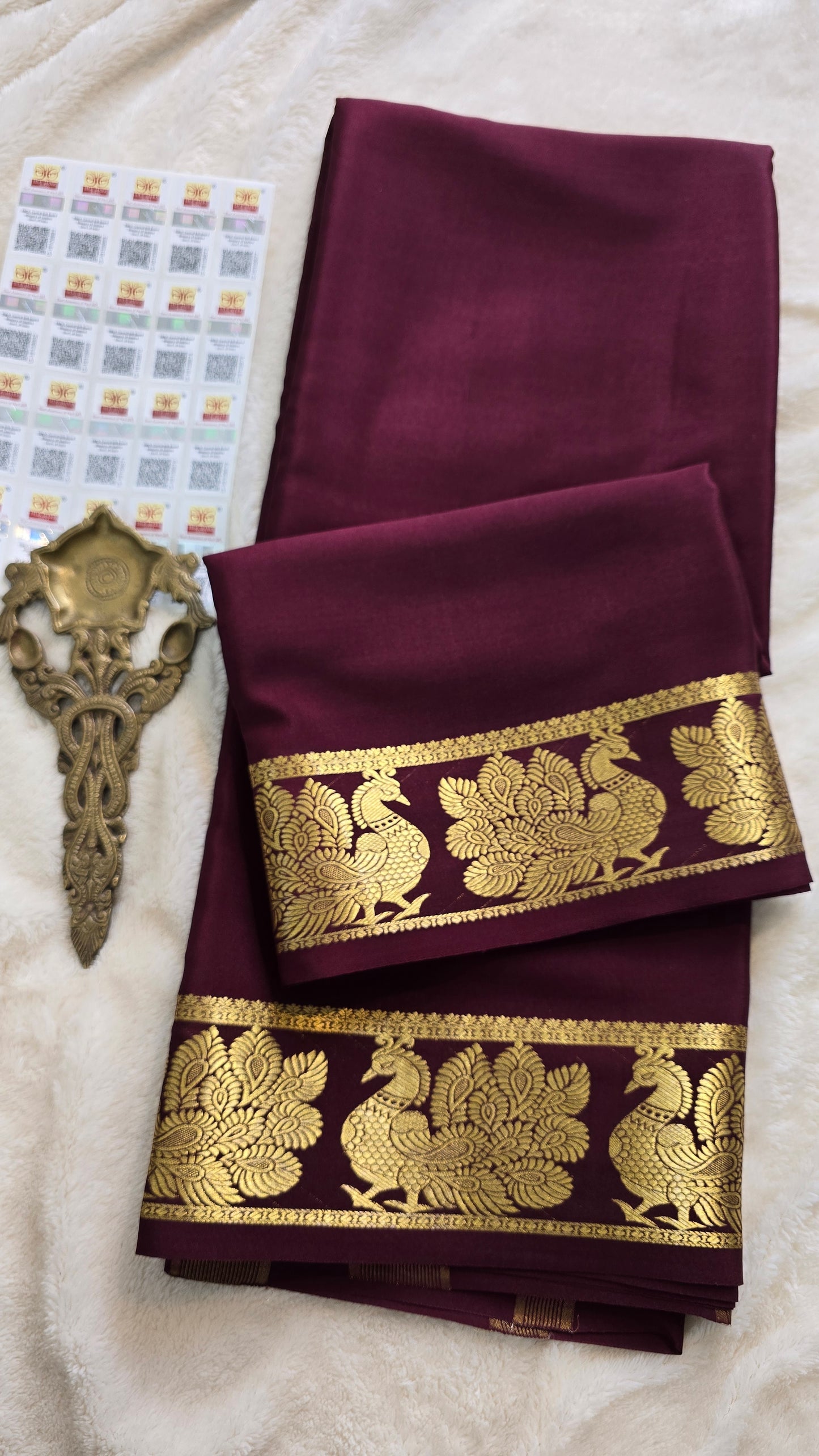 Mysore Crepe Silk Sarees - Self Colors