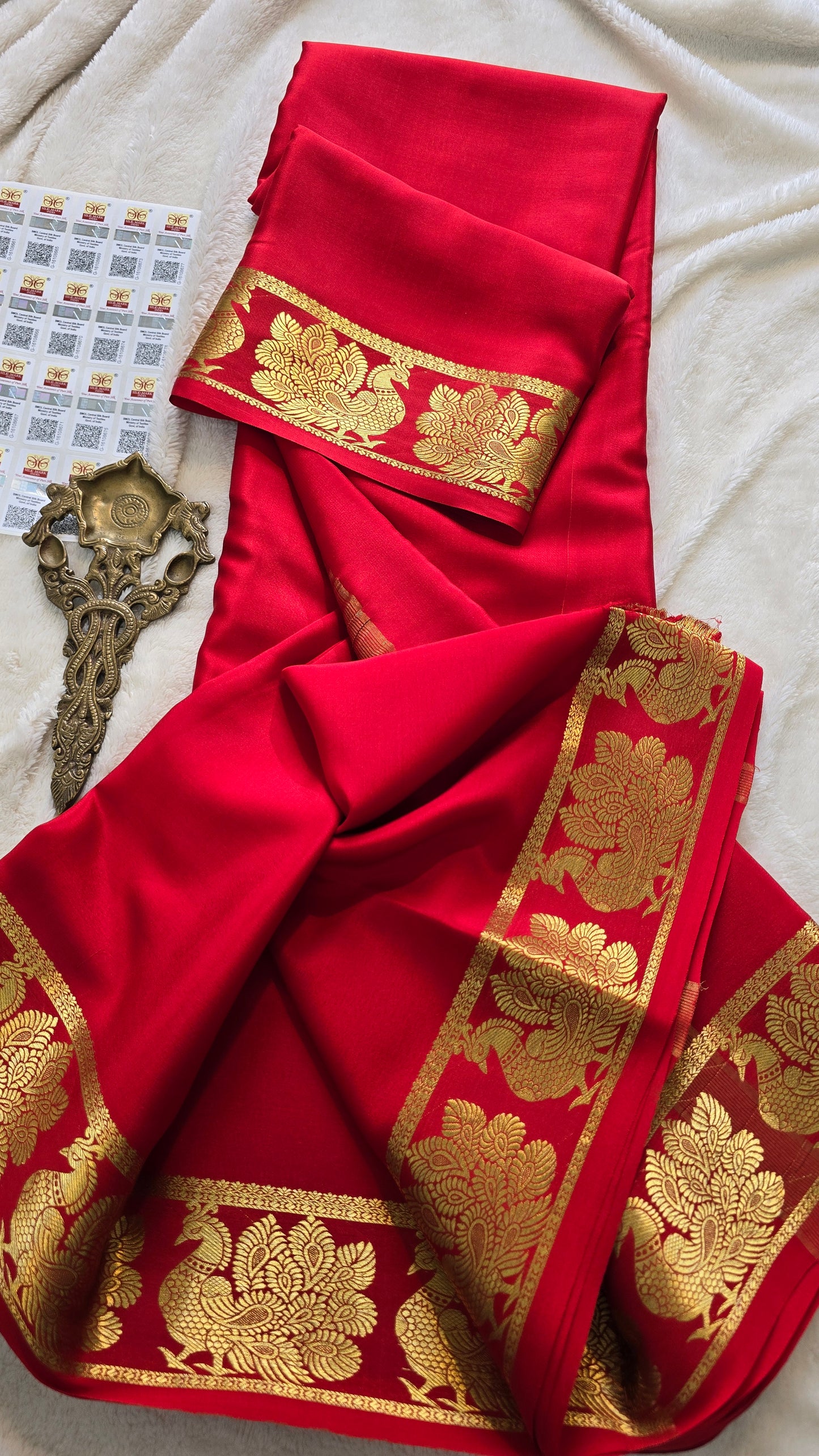 Mysore Crepe Silk Sarees - Self Colors