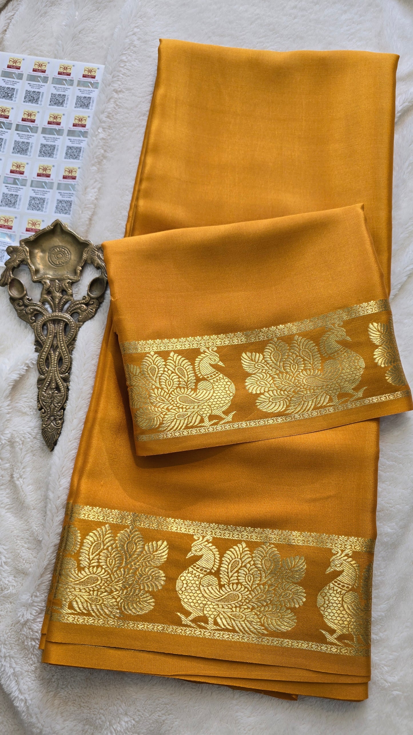 Mysore Crepe Silk Sarees - Self Colors