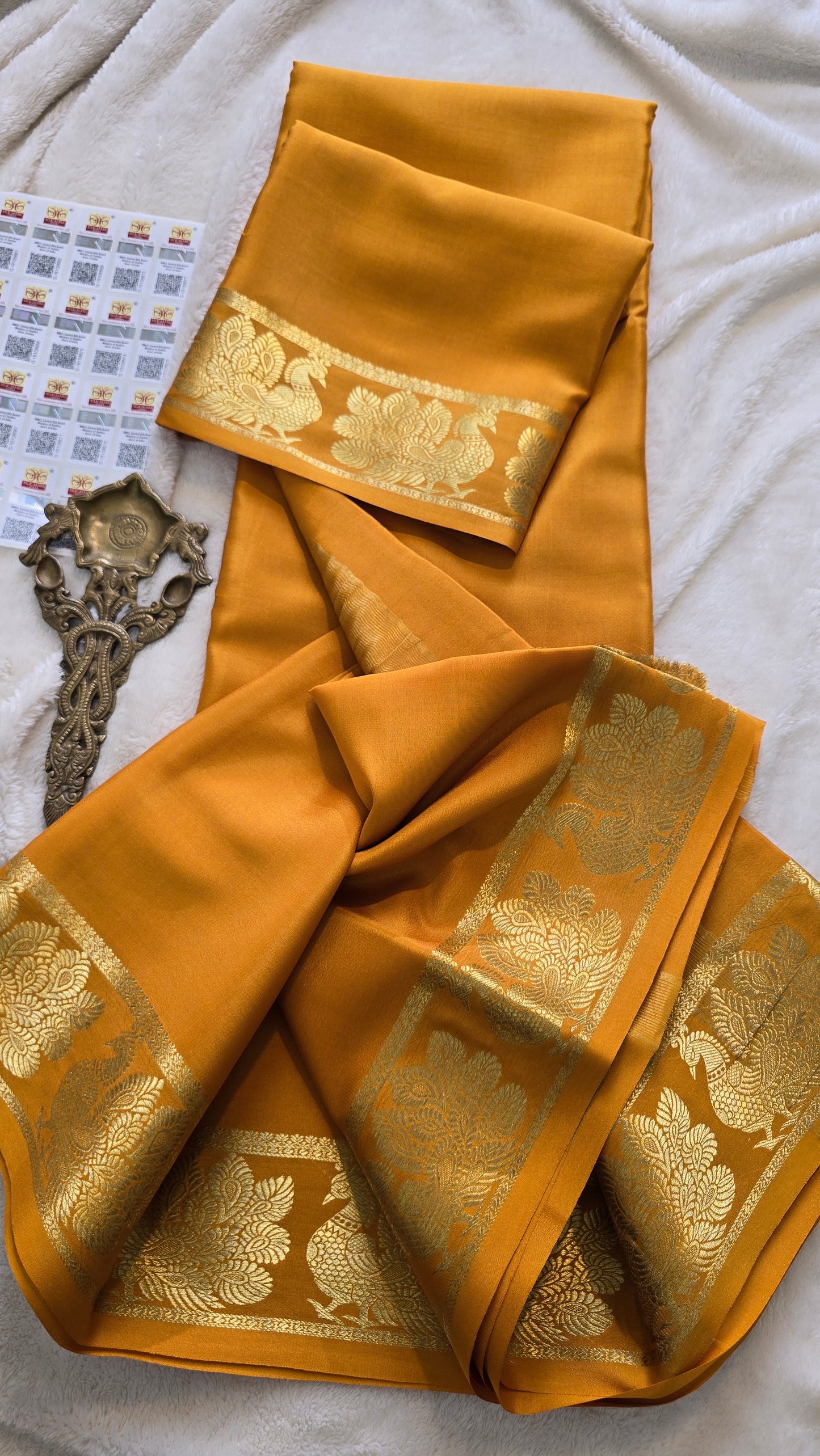 Mysore Crepe Silk Sarees - Self Colors