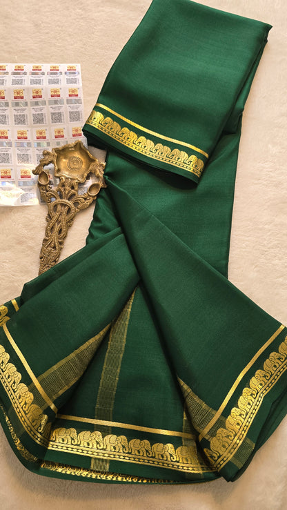 Mysore Crepe Silk Sarees - Self Colors
