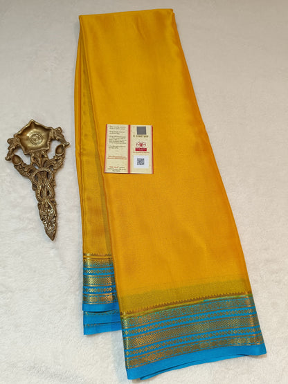 Mysore Crepe Silk Sarees - Trendy Borders