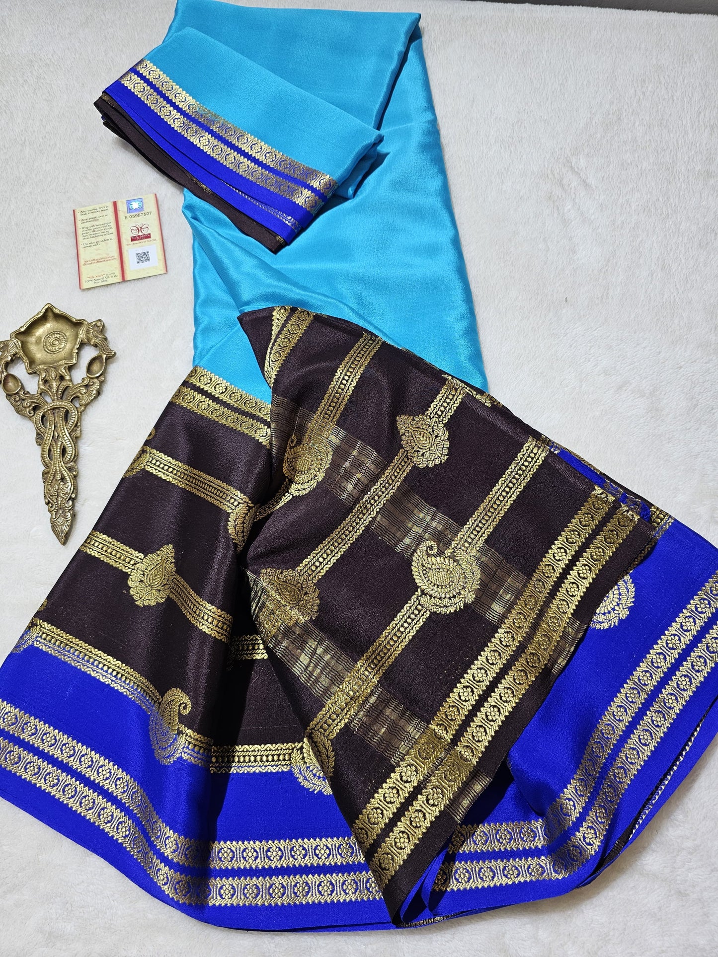 Mysore Crepe Silk Sarees - Tri Colour Series