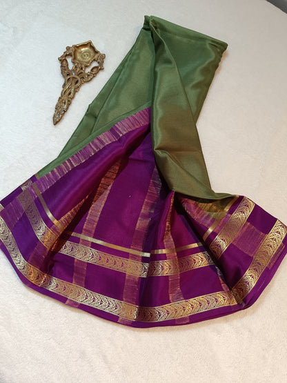 Mysore Crepe Silk Sarees - Trendy Borders