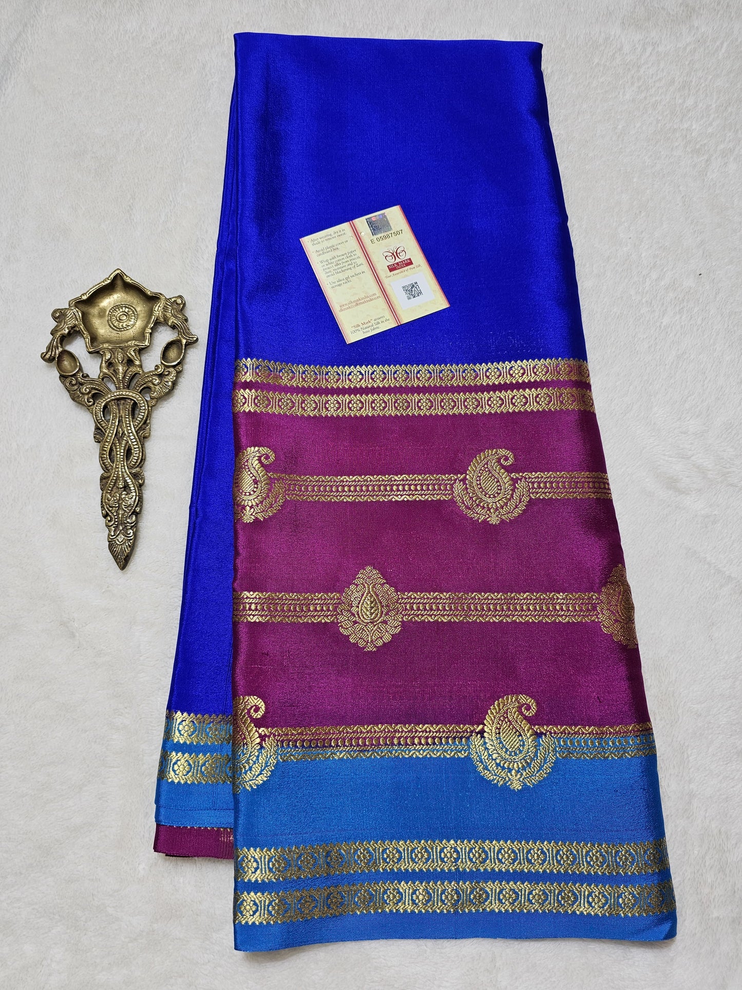 Mysore Crepe Silk Sarees - Tri Colour Series