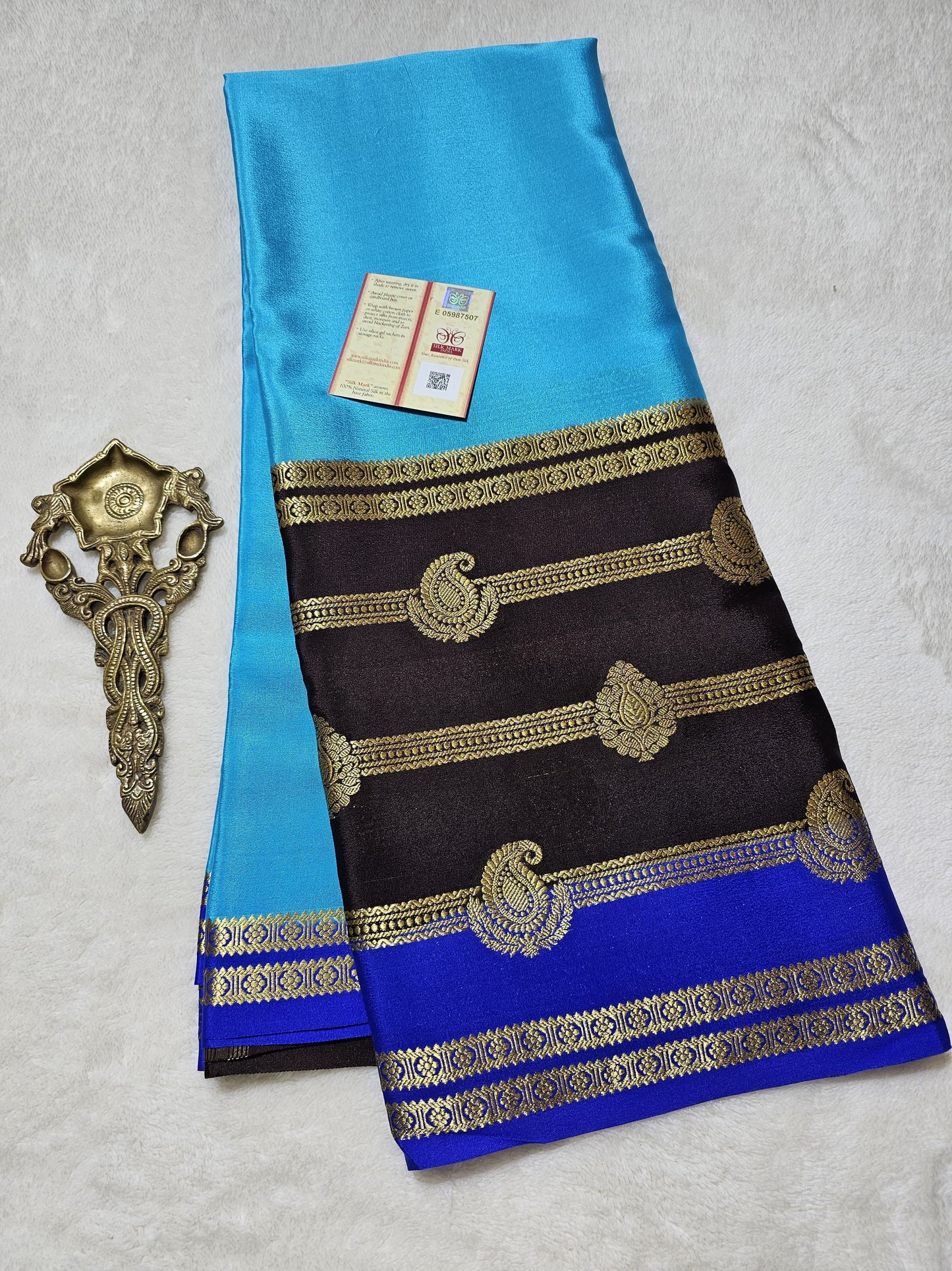 Mysore Crepe Silk Sarees - Tri Colour Series