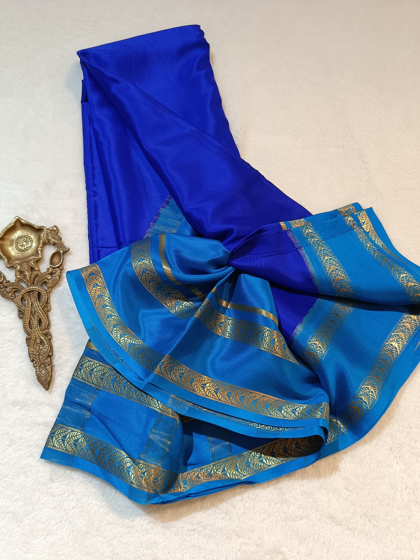 Mysore Crepe Silk Sarees - Trendy Borders