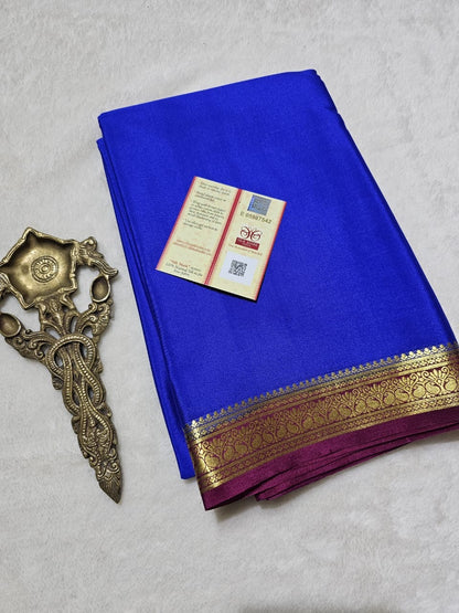 Mysore Crepe Silk Sarees - Trendy Borders