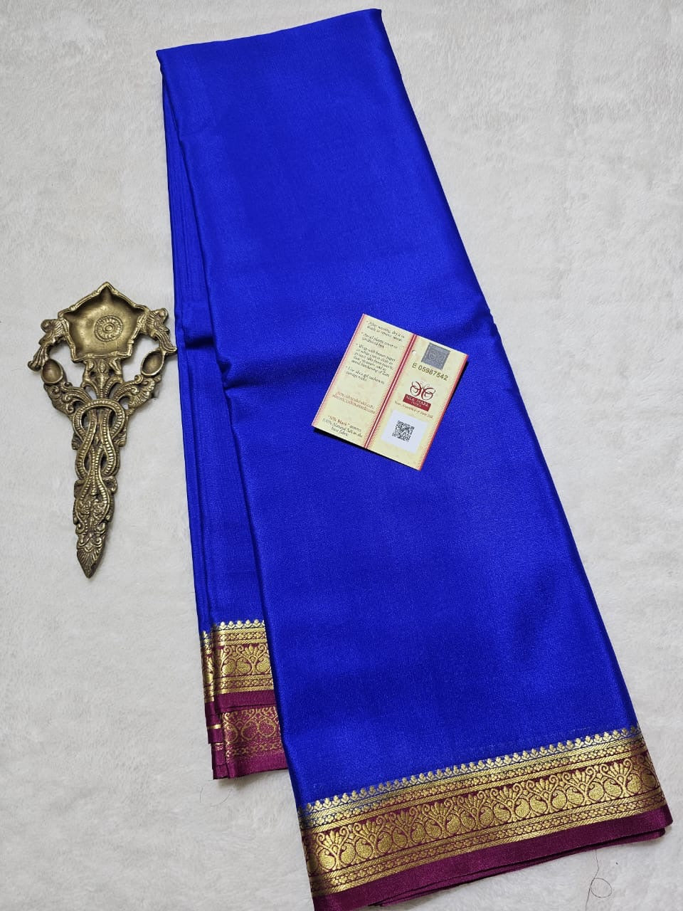 Mysore Crepe Silk Sarees - Trendy Borders