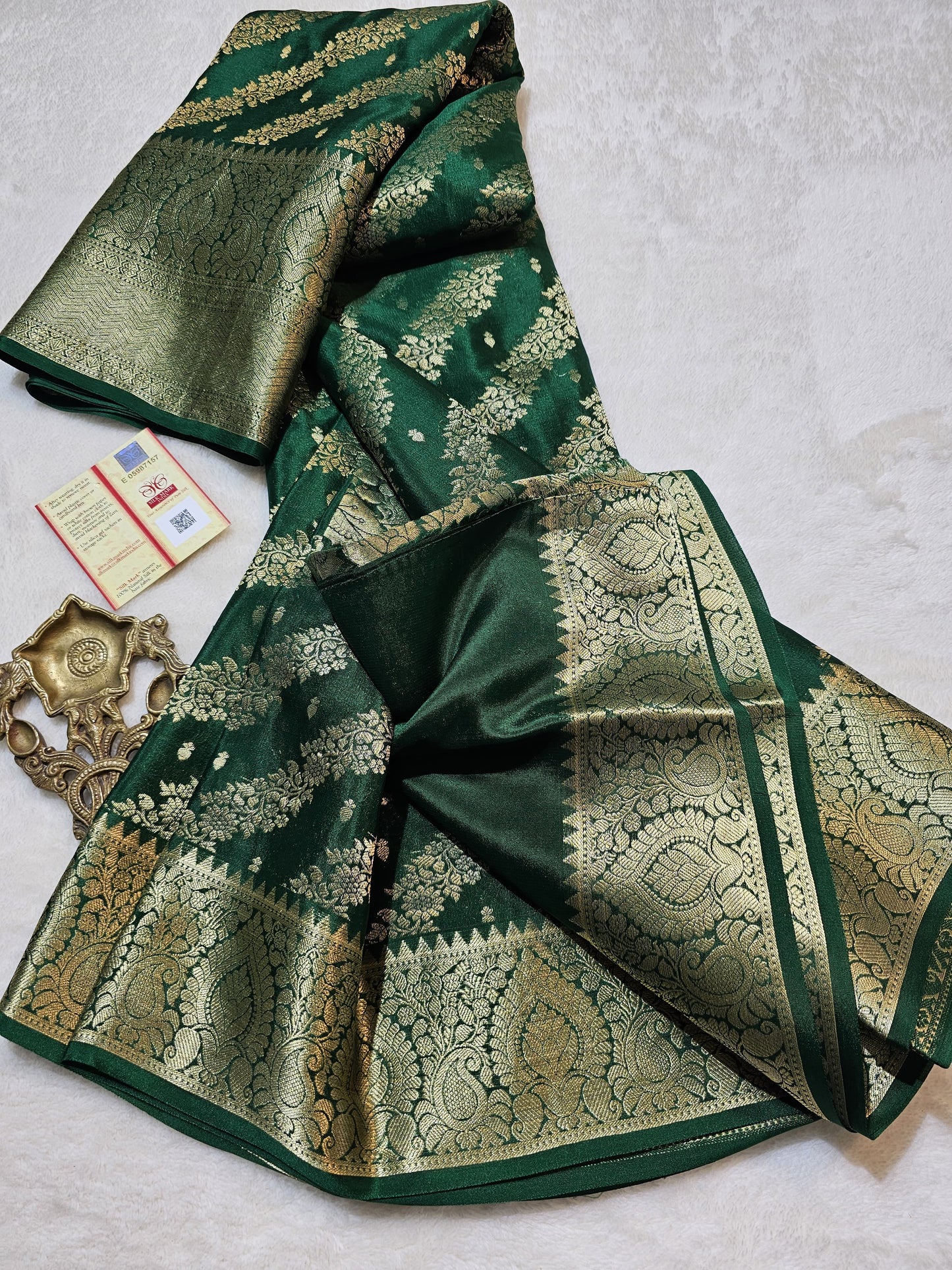 Mysore Crepe Silk Sarees - Brocade