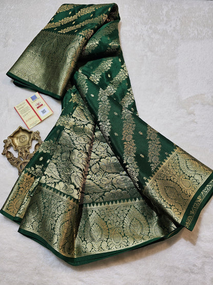 Mysore Crepe Silk Sarees - Brocade