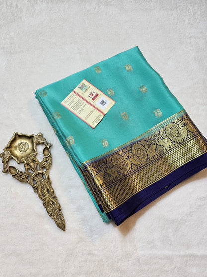 Mysore Crepe Silk Sarees - All Over Butta