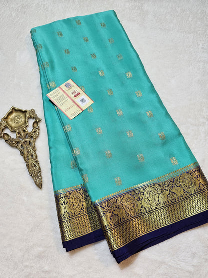 Mysore Crepe Silk Sarees - All Over Butta