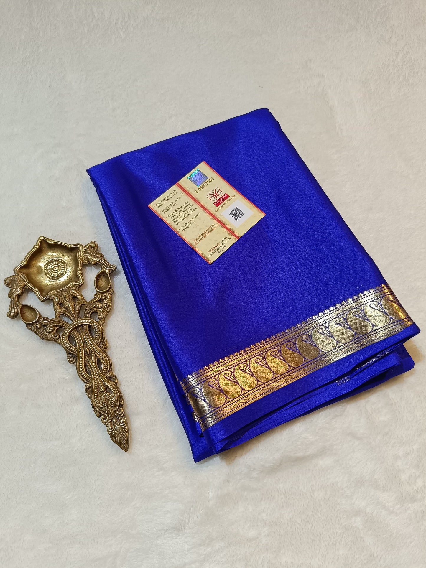 Mysore Crepe Silk Sarees - Trendy Borders