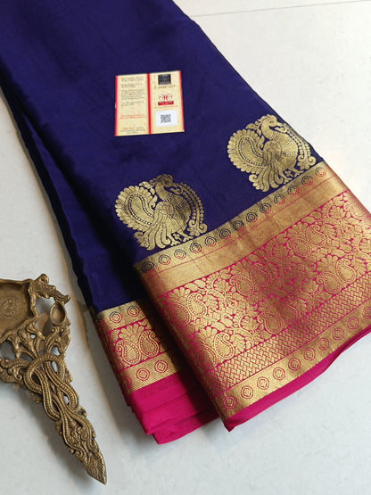 Mysore Crepe Silk Sarees - Rich Pallu