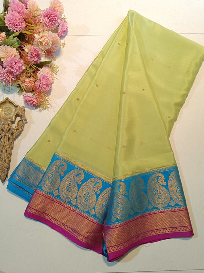 Mysore Crepe Silk Sarees - All Over Butta