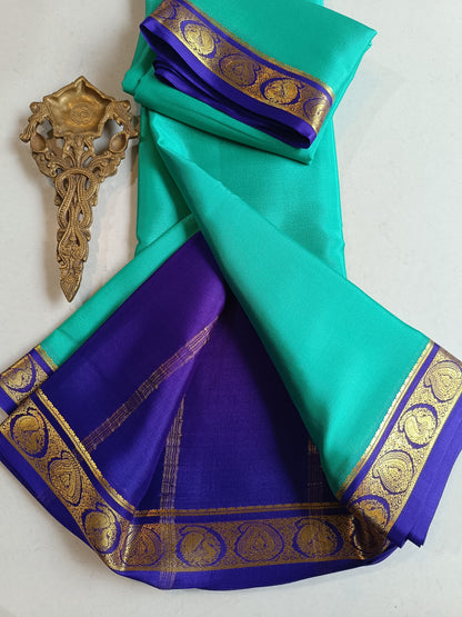 Mysore Crepe Silk Sarees - Trendy Borders