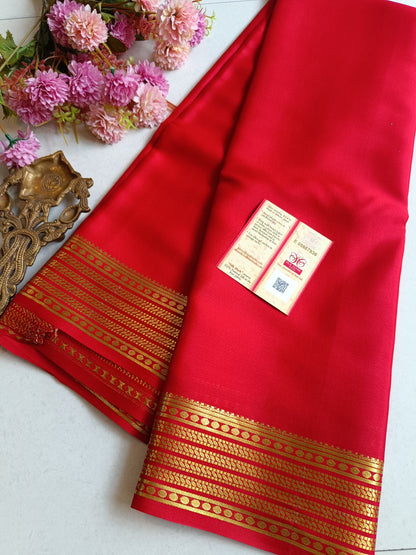 Mysore Crepe Silk Sarees - Self Colors (Light)