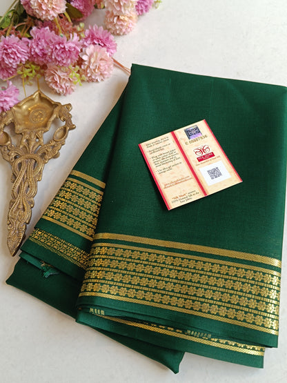 Mysore Crepe Silk Sarees - Self Colors (Light)