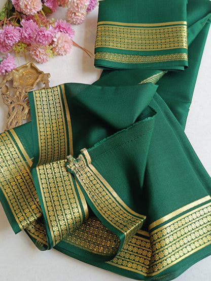 Mysore Crepe Silk Sarees - Self Colors (Light)